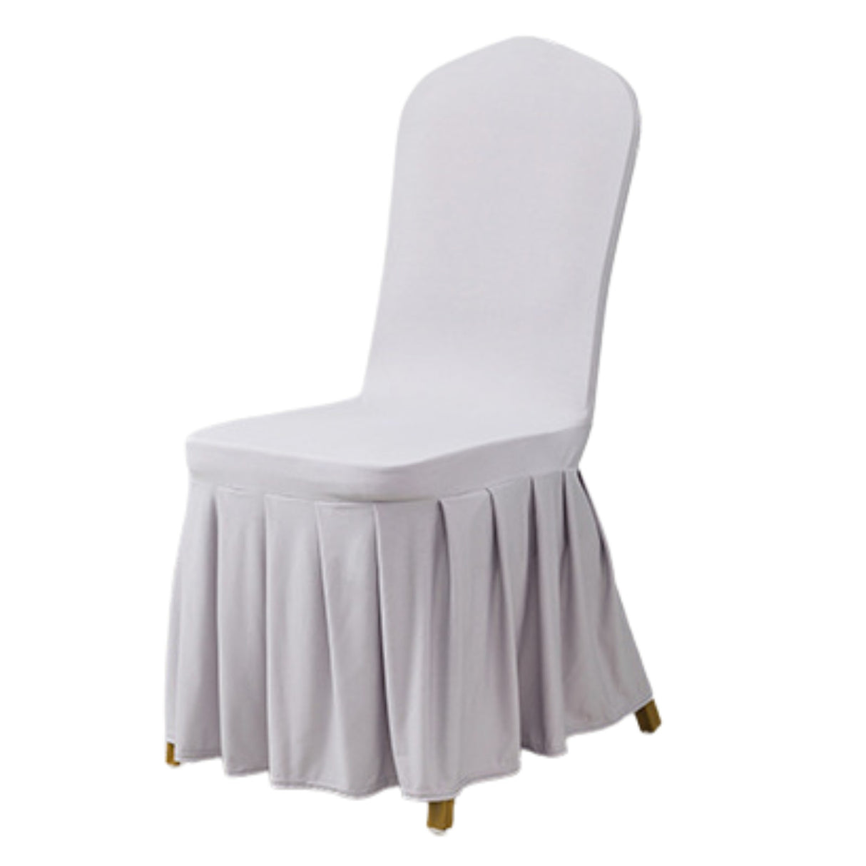 Frilled Skirt Stretch Chair Cover - Various Colours