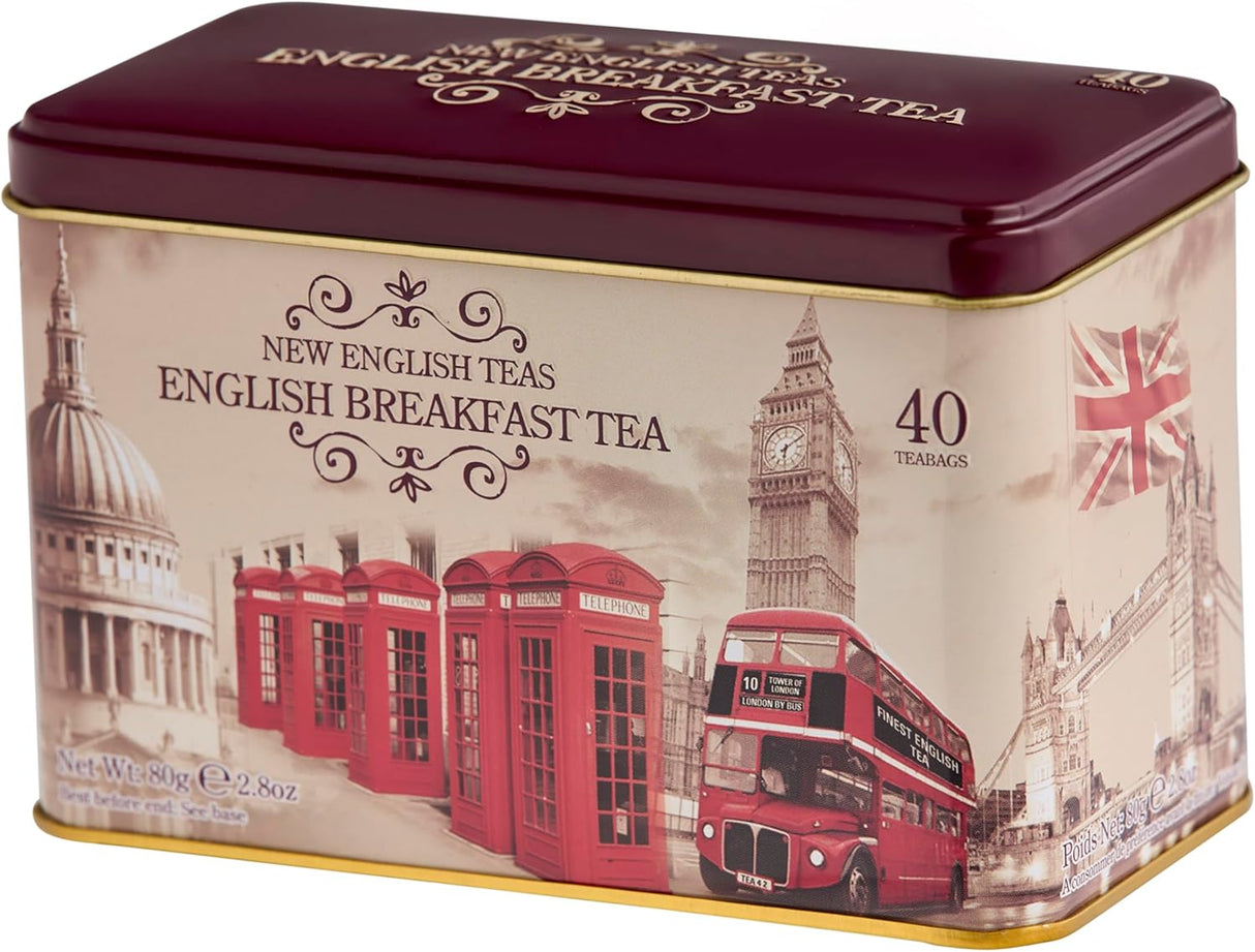 New English Tea Tins - Various Types Of Tea