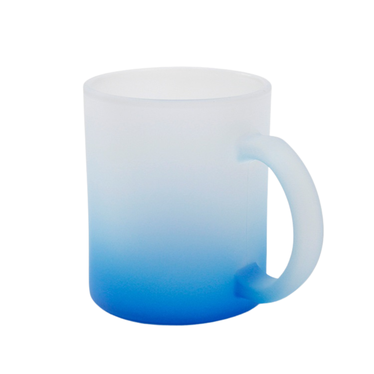 Frosted Glass Gradient Mugs 11oz - Various Colours