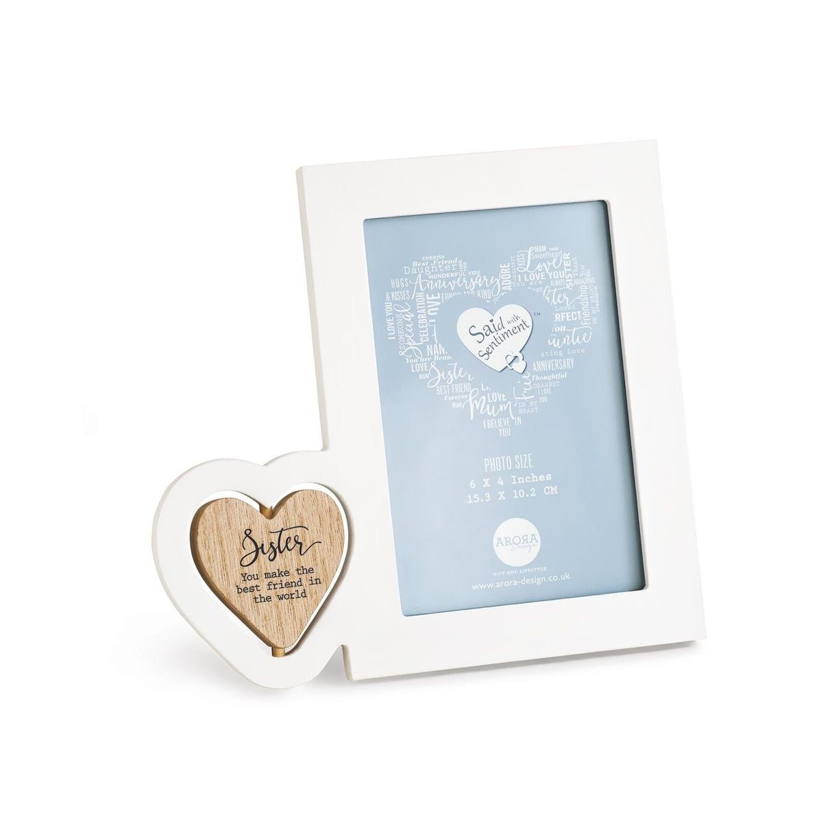 Said with Sentiment Photo Frame 4x6" - Sister