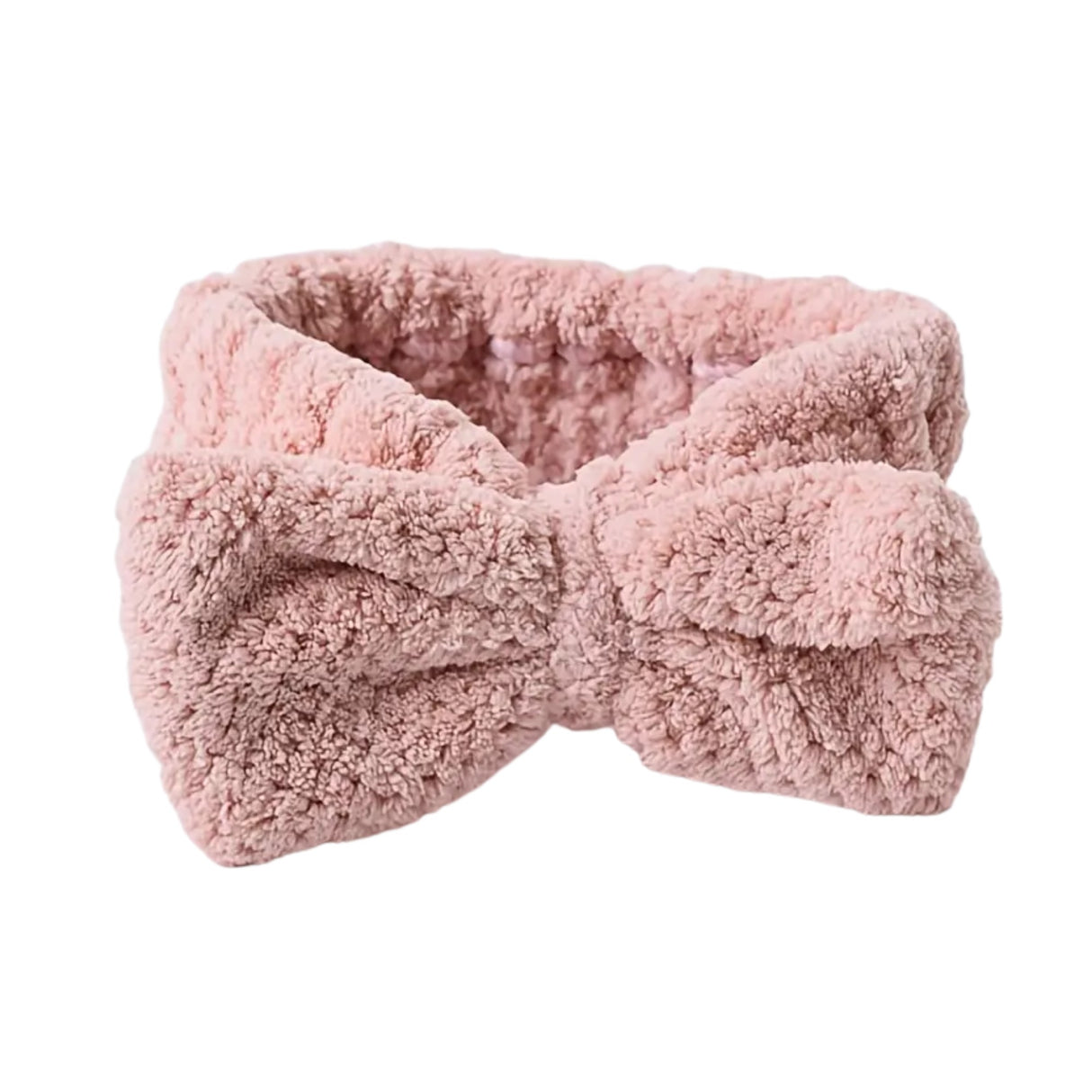 Krystina's Collection Waffle Spa Make Up Headband - Dusty Pink