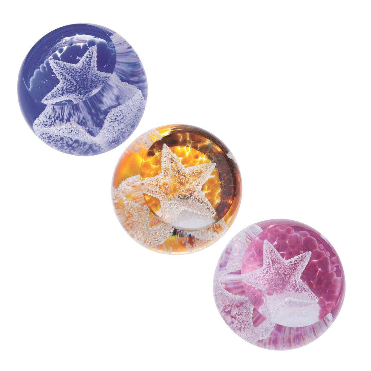 Caithness Glass Little Stars Paperweight Collection - Various Colours