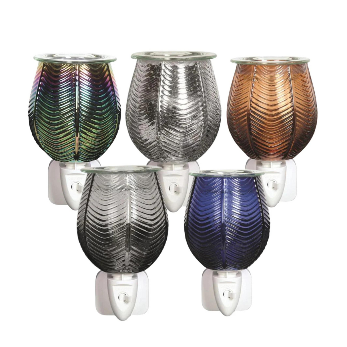 Ribbed finish Electric Wax melt plug in burners