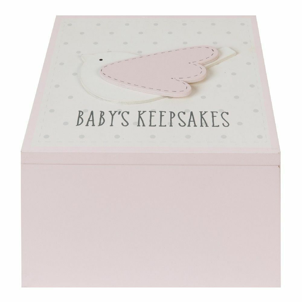 Petit Cheri Baby Keepsake Box Gift - Various Colours Available in Pink or Blue