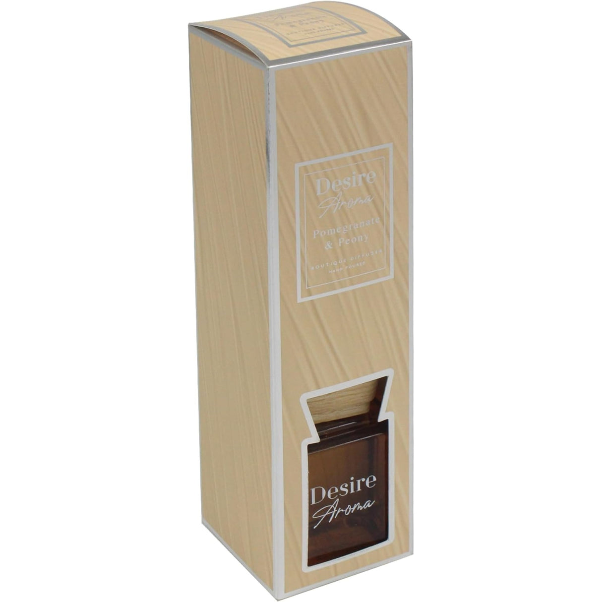 desire aroma elegant 100ml reed diffuser - pomegranate & peony