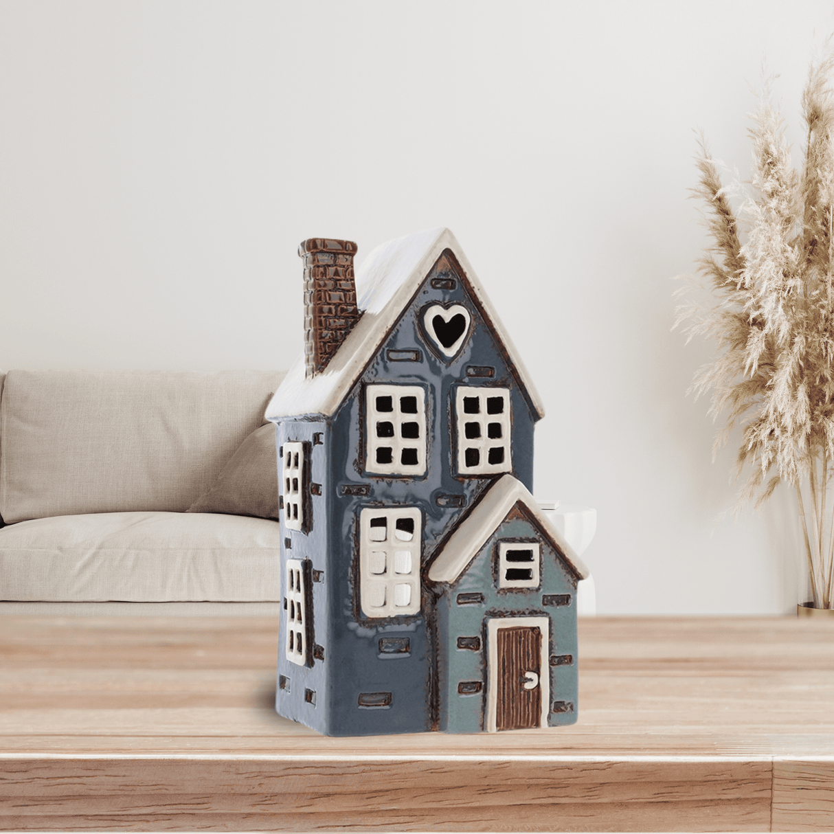 Village Pottery Porch House Tea Light Holder