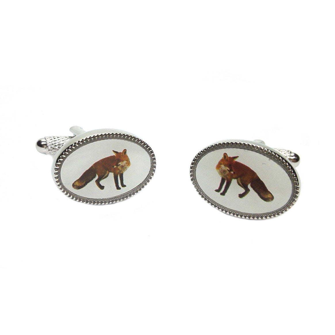 Fox Oval Cufflinks