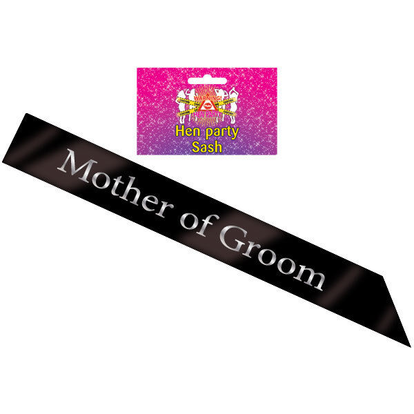 Black Hen Party Sash Sashes Hen Do Girls Night Out Celebration