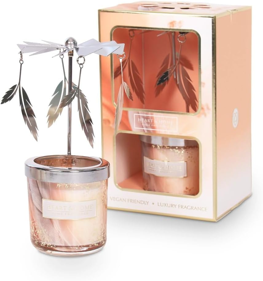 Heart & Home Gift Set Mini Candle & Carousel - Angel Touch