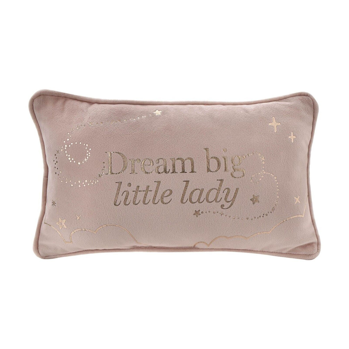 Bambino Velvet Cushion - For Babys Nursery Various Sentiments Gift Idea