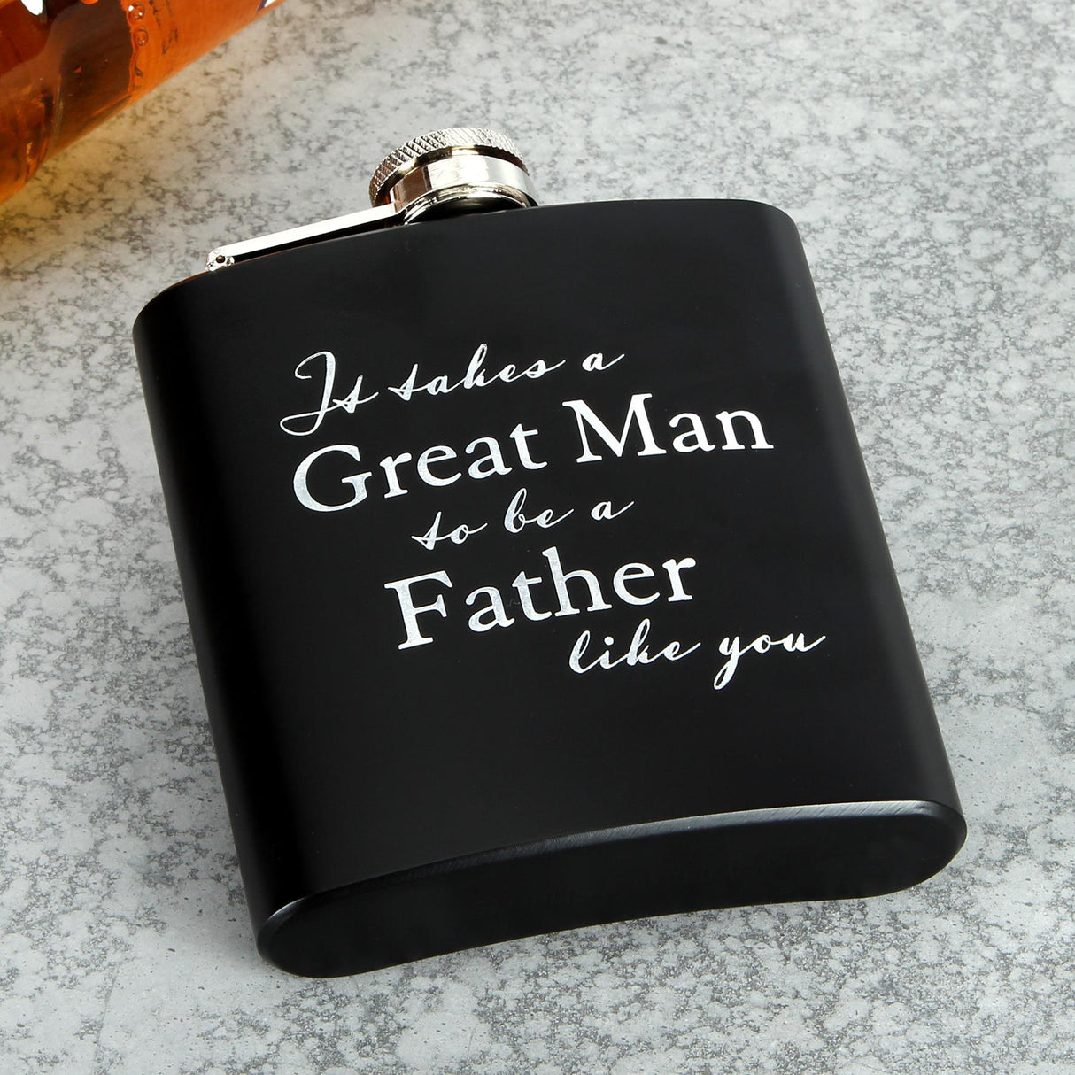 Amore Wedding Day Hipflask - Various Designs Father Groom Usher