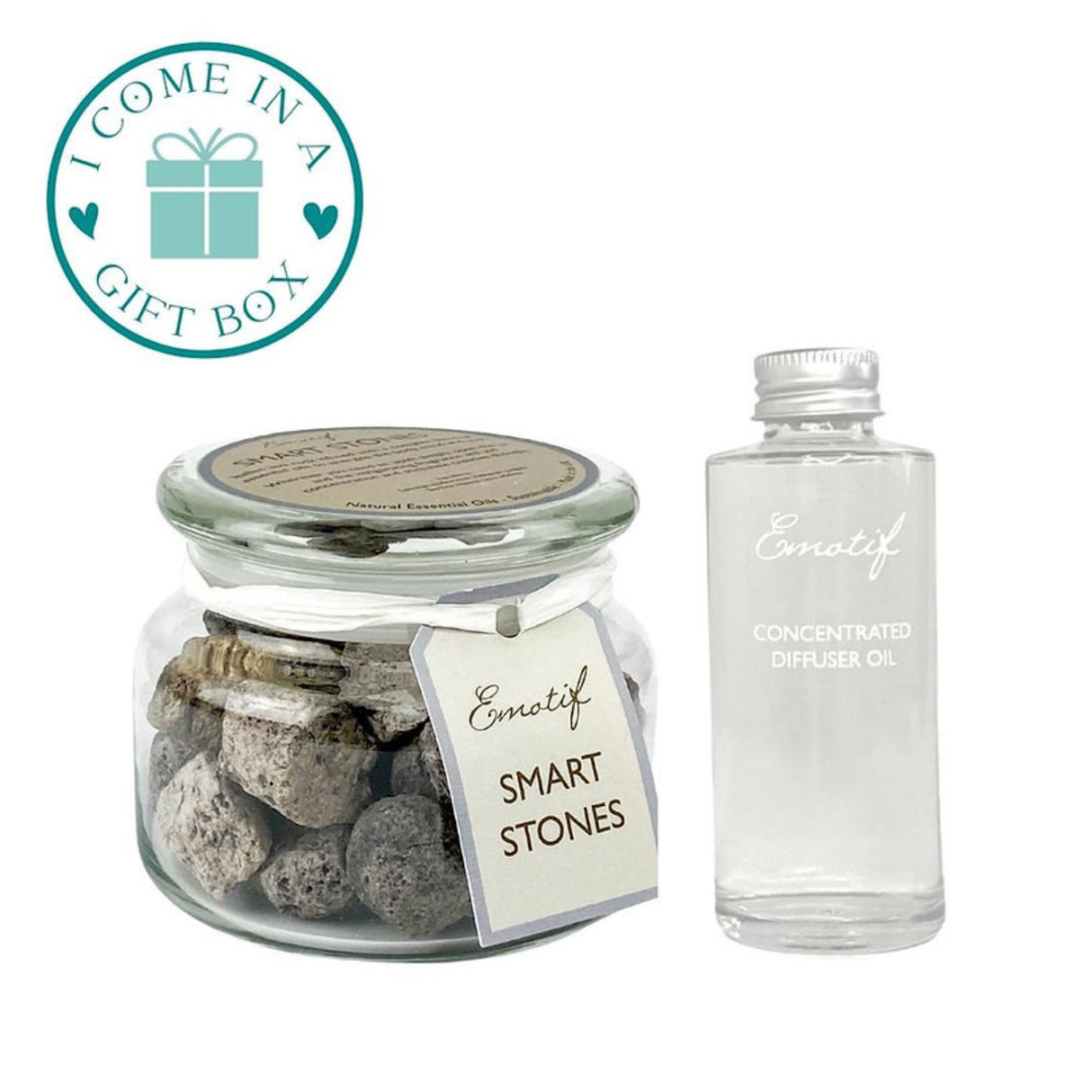 Emotif Aromatherapy Stones & Oil Gift Set - Various Fragrances