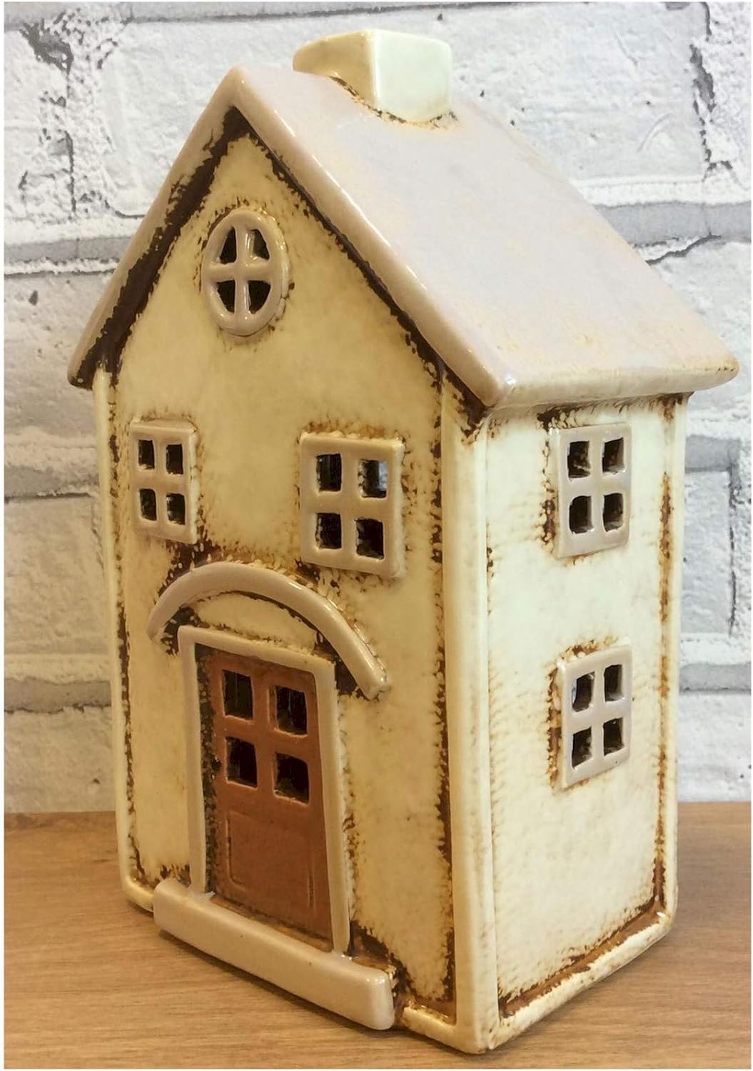 Village Pottery Large House Tea Light Holder