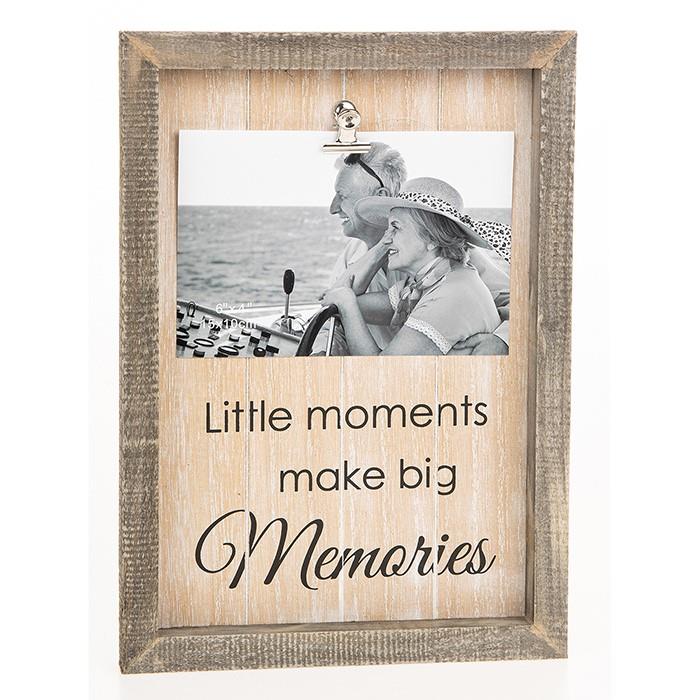 Sentiment Clip Photo Frame 6x4" - Memories