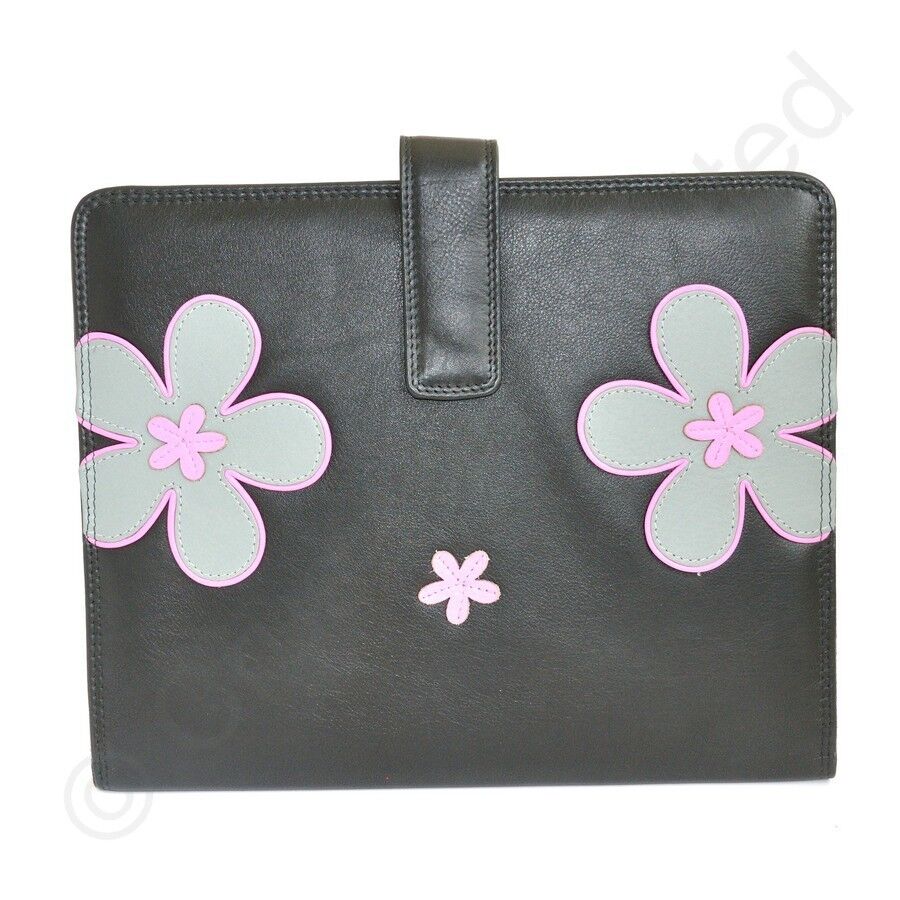 Mala Leather Universal Tablet Holders in Black or Purple