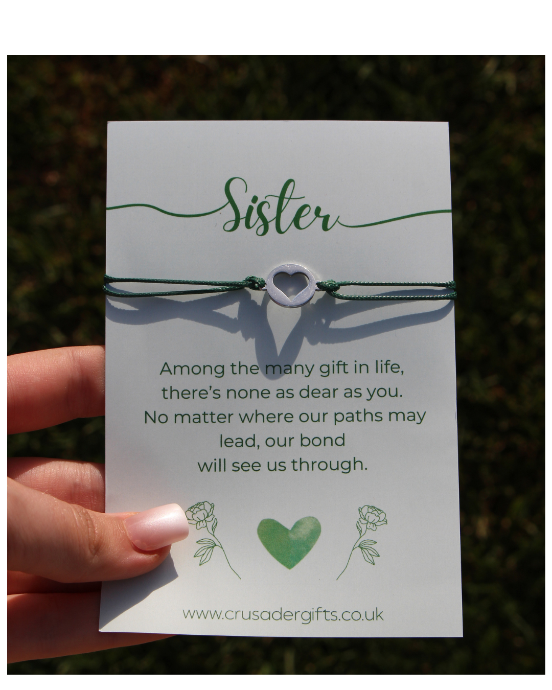 Sister Keepsake Letterbox Bracelet Gift Sentiment