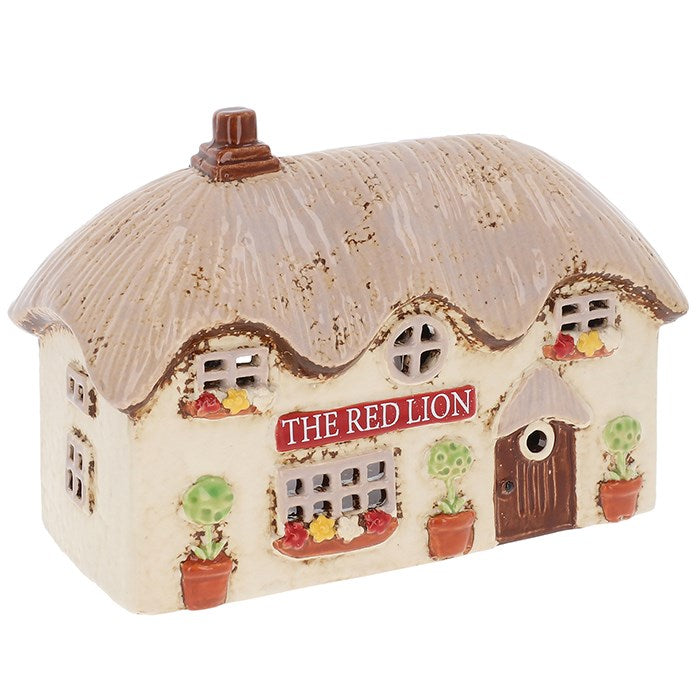 Village Pottery The Red Lion Pub Tea Light Holder