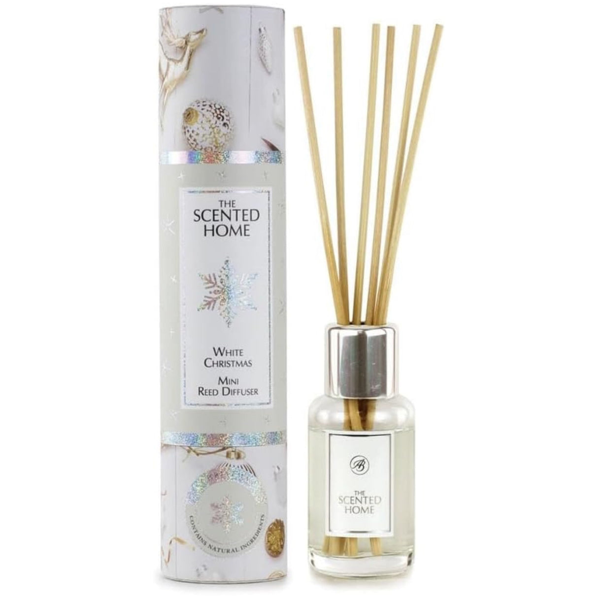Ashleigh & Burwood Scented Home Reed Diffuser 50ml - Various Festive Fragrances white christmas