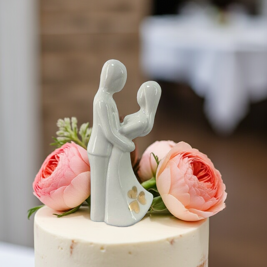 Loving Embrace Porcelain Cake Topper/Figurine