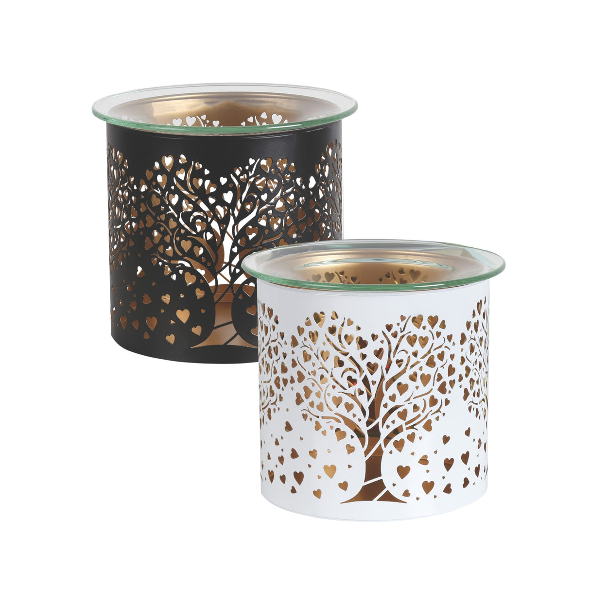 Tree of Hearts wax burner or candle holder multi design