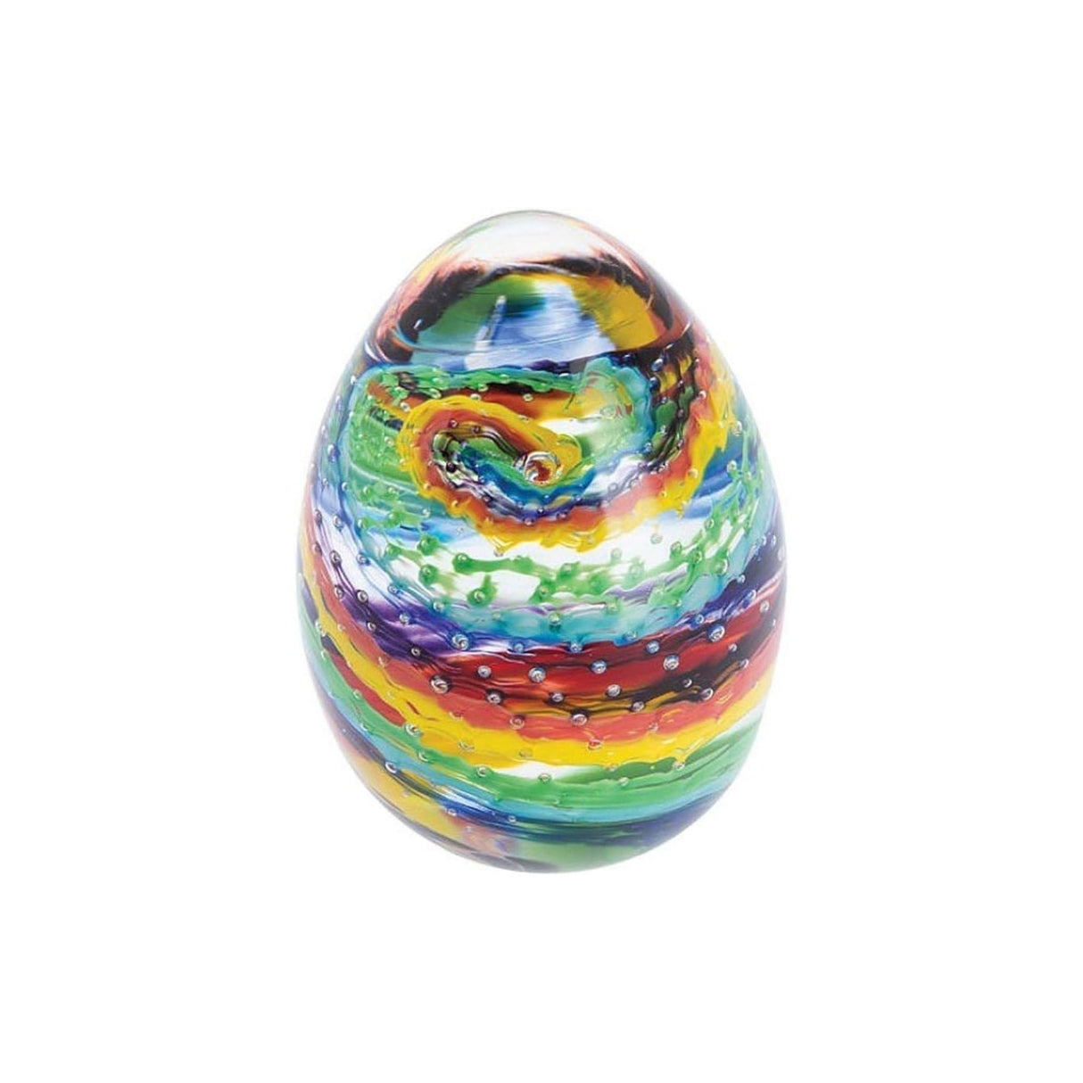Caithness Glass Paperweight - Rainbow Blessing