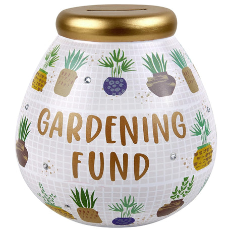 Pot of Dreams Money Box Savings Jar - Gardening Fund