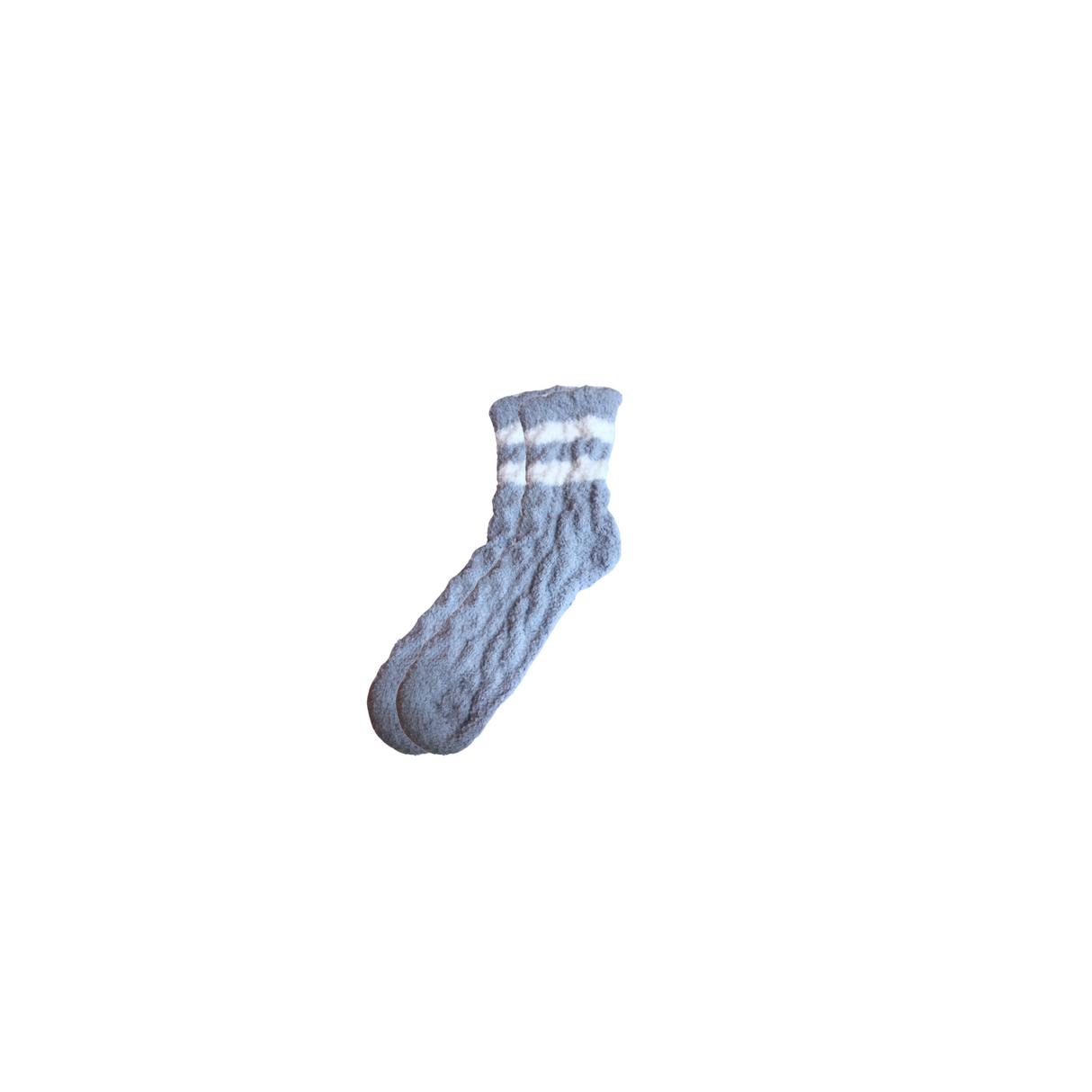 Fluffy Cosy Socks Cable Knit Design One Size - Various Colours