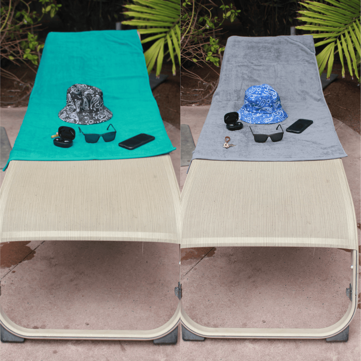 Travel Beech Towel With Hidden Pocket