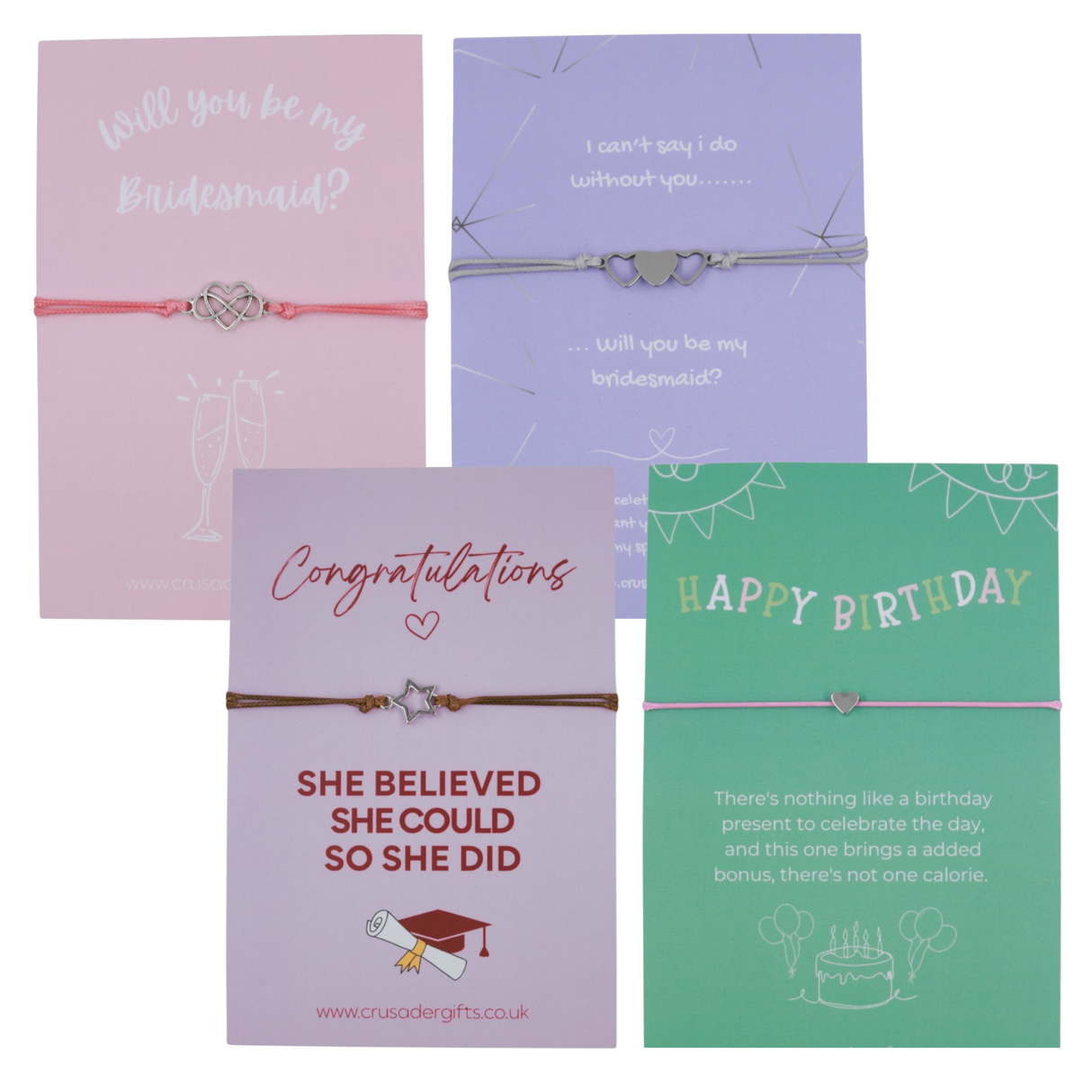 Woodside Home Living Keepsake Letterbox Bracelet - Celebration Collection