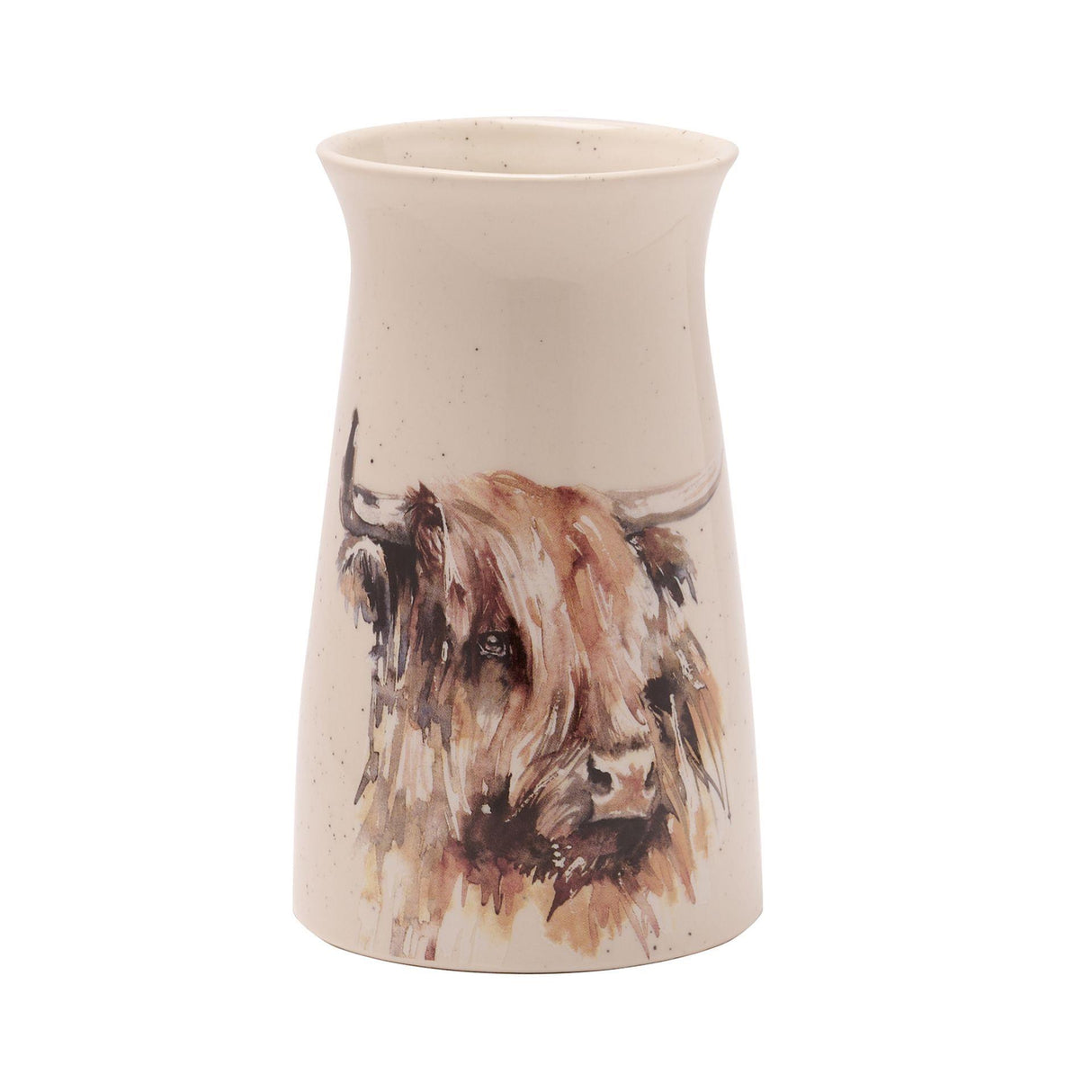 Meg Hawkins Ceramic Vase 17.8cm - Highland Cow
