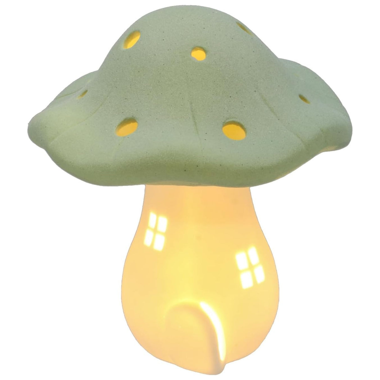 Mushroom Glow Lamp - LED Light-Up House Sage