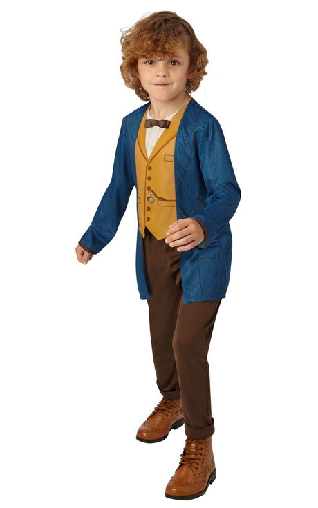 Childs Newt Scamander Fantastic Beasts Fancy Dress Costume Age 5-6 Years