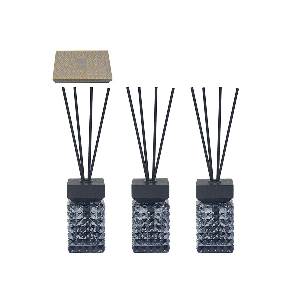 Desire Aroma Set of 3 Reed Diffusers in Gift Box - Various Fragrances
