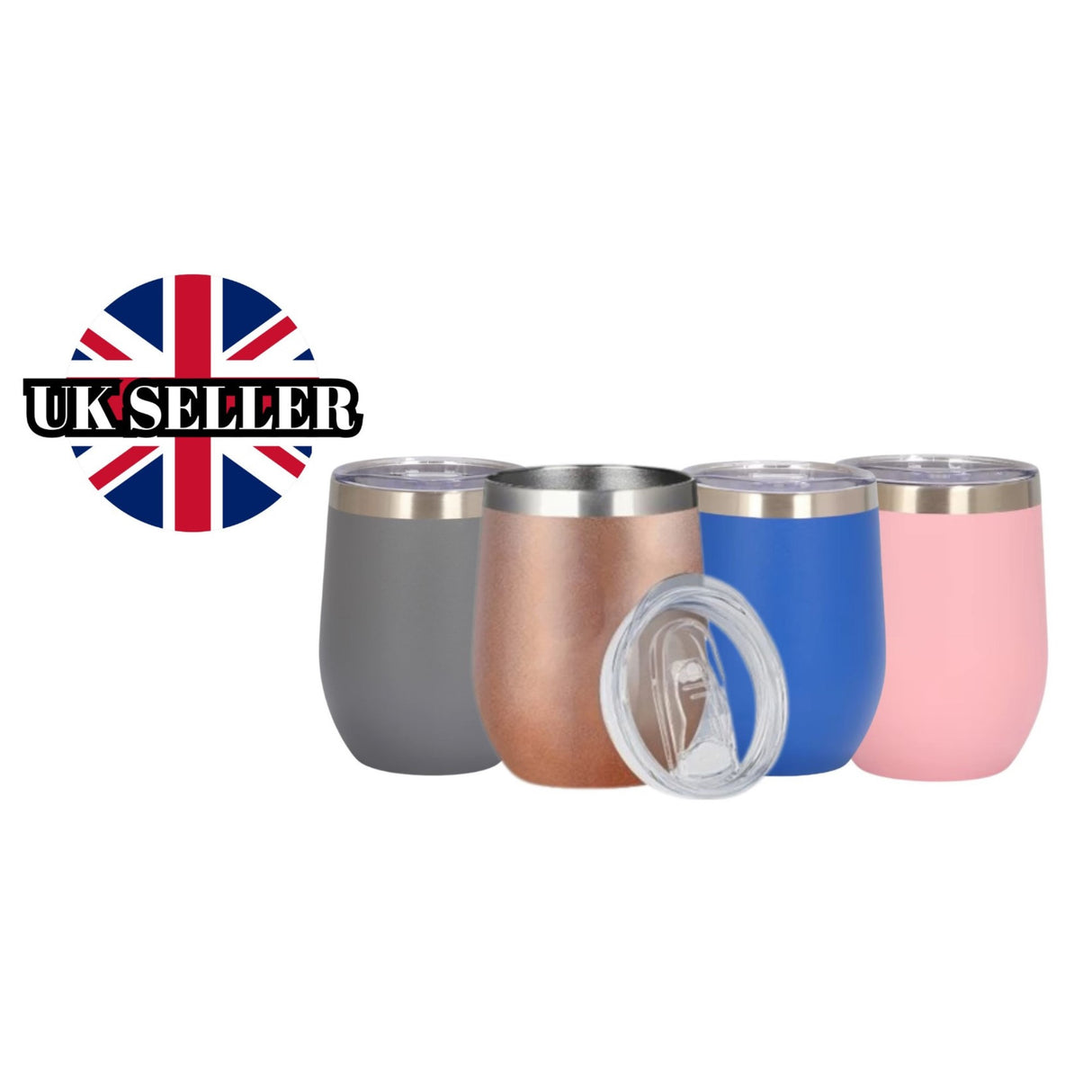 Krystina's Collection Stainless Steel Tumbler for Cold or Hot Drinks - Various Colours