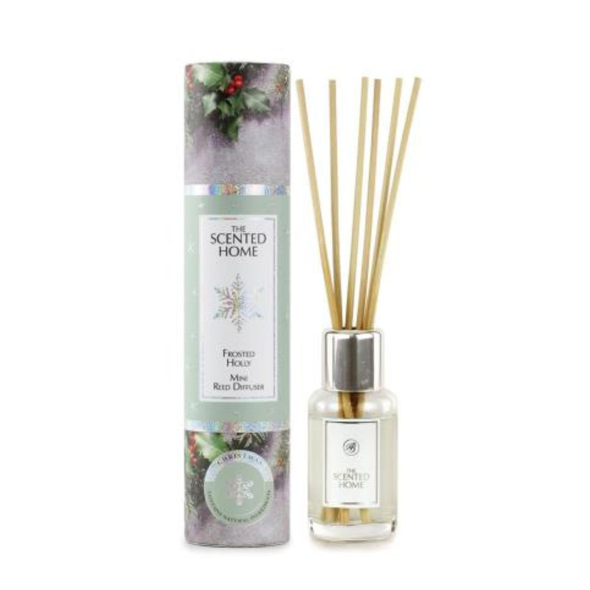 Ashleigh & Burwood Scented Home Reed Diffuser 50ml - Various Festive Fragrances frosted holly