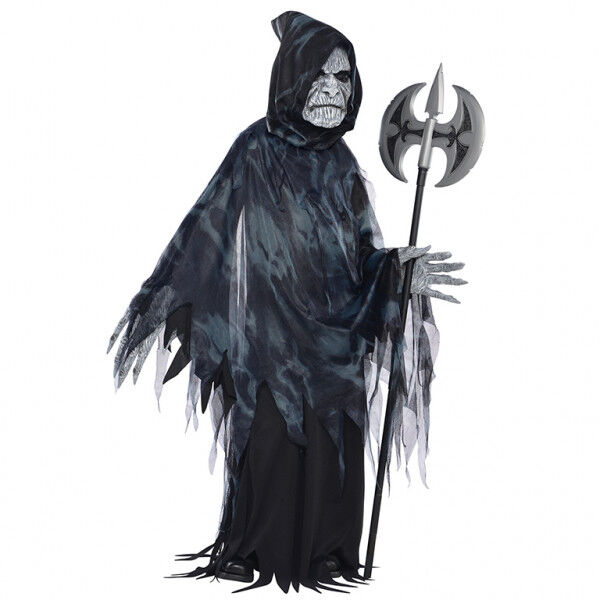 Childs Soul Taker Ghoul Fancy Dress Halloween Costume Age 8-10 Years