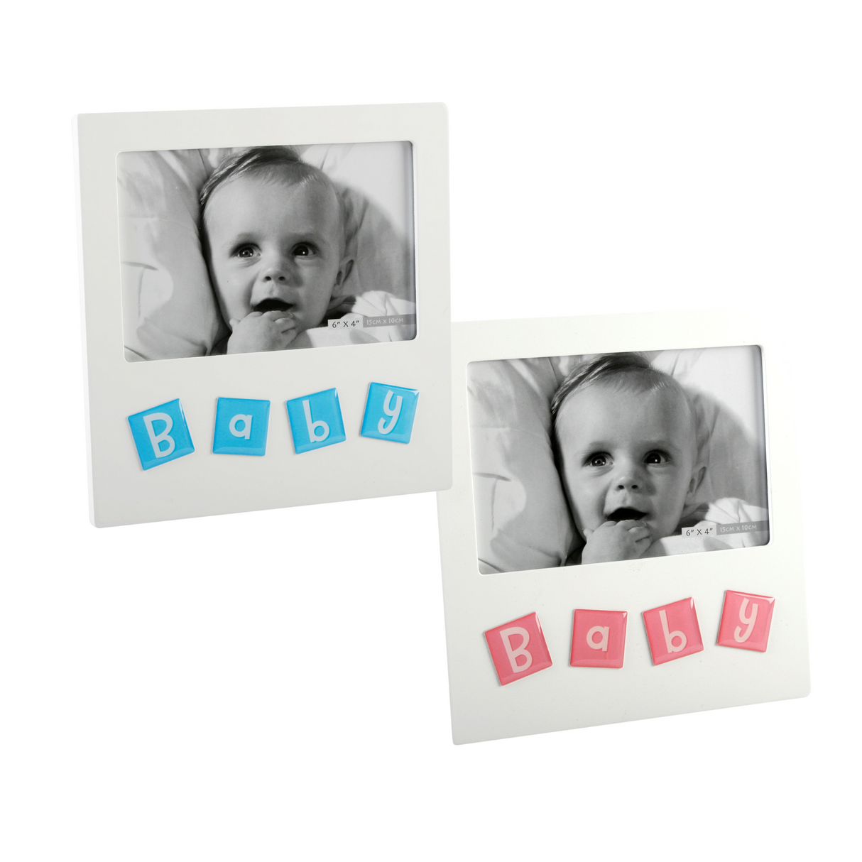 Tile Letters Photo Frame 6x4" - Baby Boy or Girl