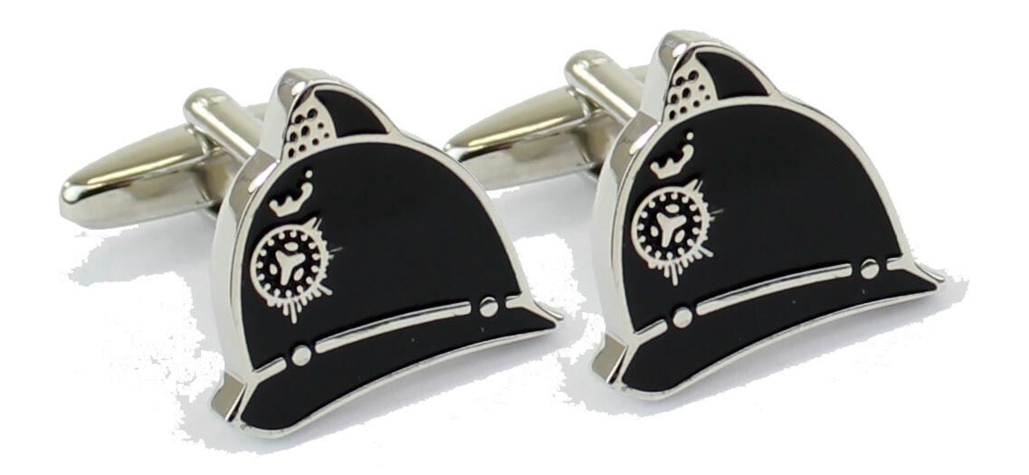 Police Helmet Cufflinks