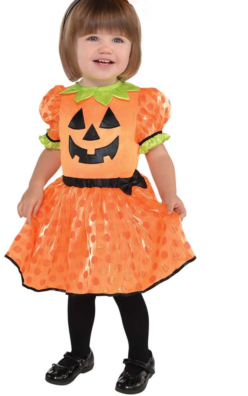 Baby Pumpkin Halloween Fancy Dress Costume - 6-12 months