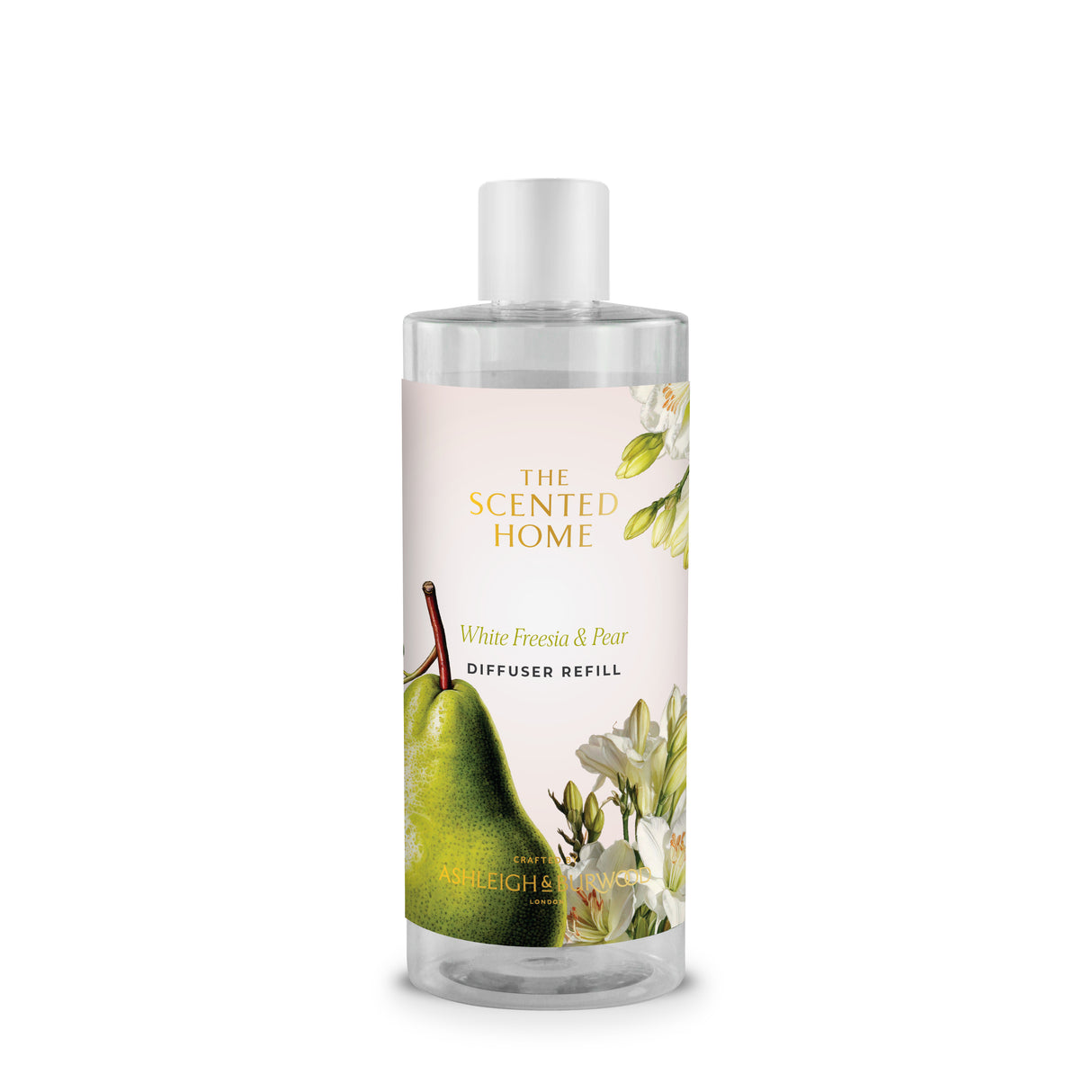 Ashleigh & Burwood New Scented Home Diffuser Fragrance Refill 300ml - White Freesia & Pear