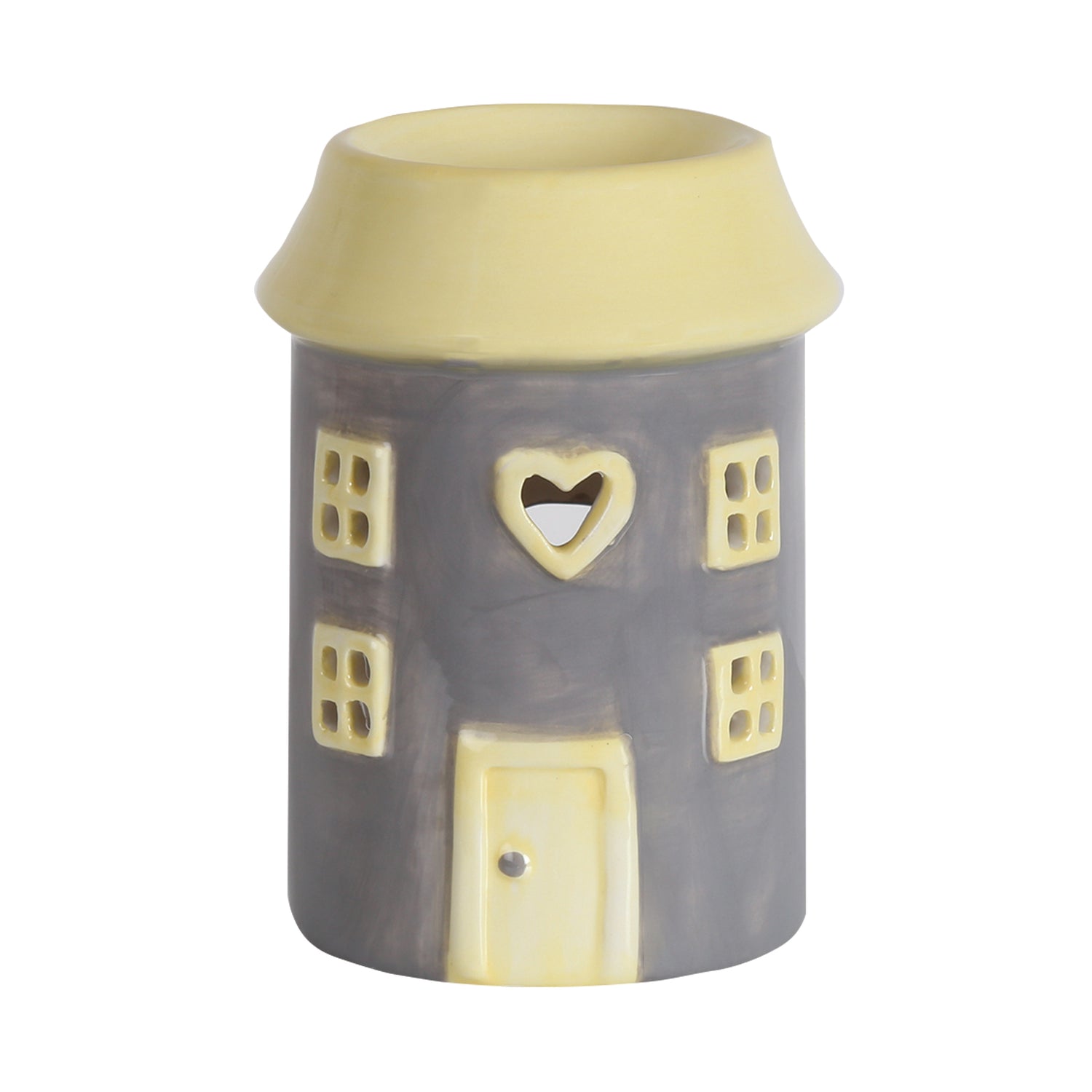 grey house tealight wax melt burner