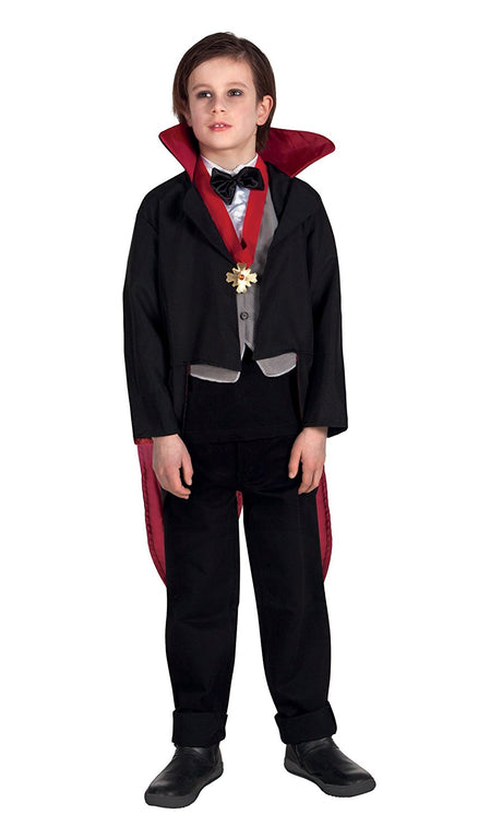Childs Creepy Vampire Fancy Dress Costume Age 10-12 Years