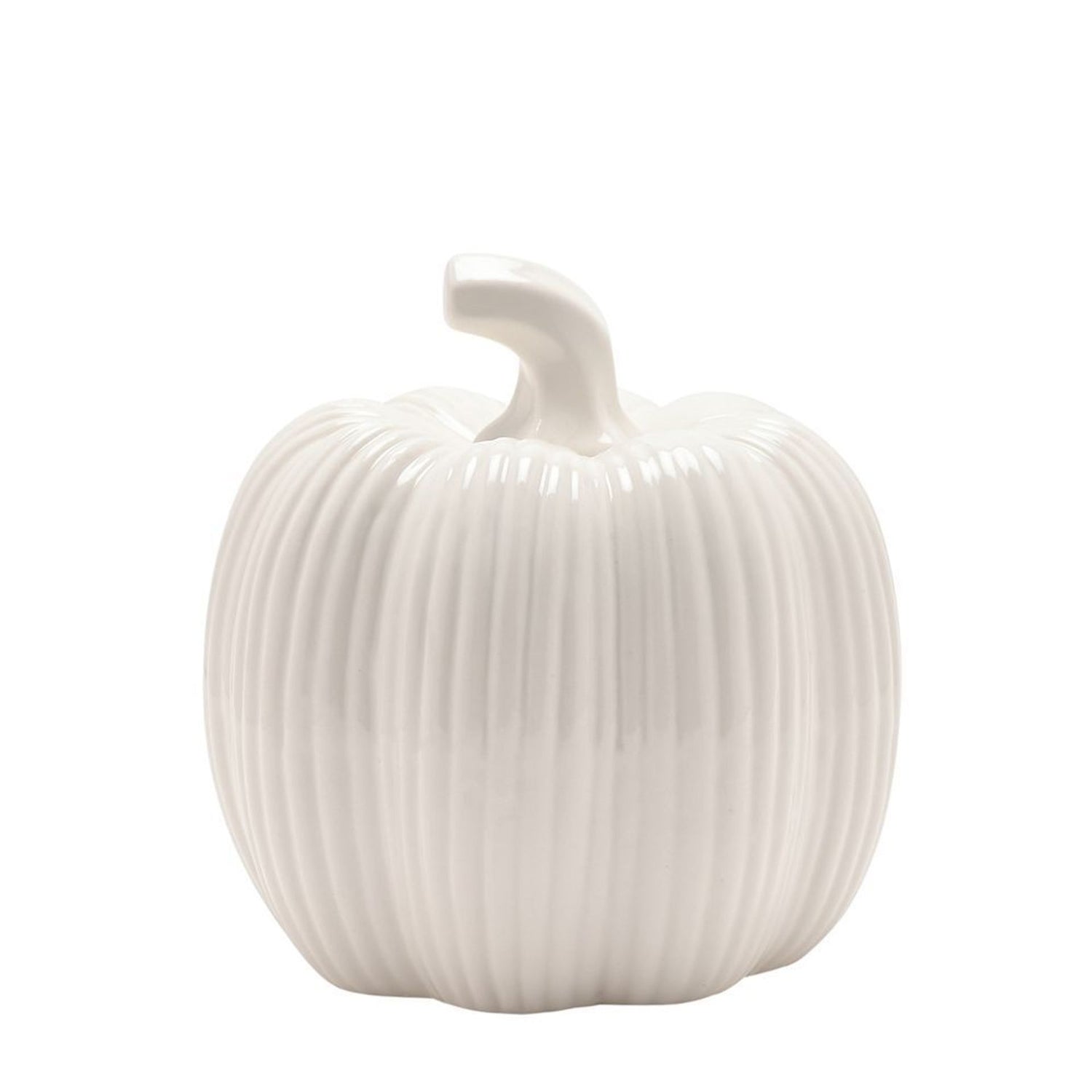 Country Living By White Pumpkin Size - Ornament