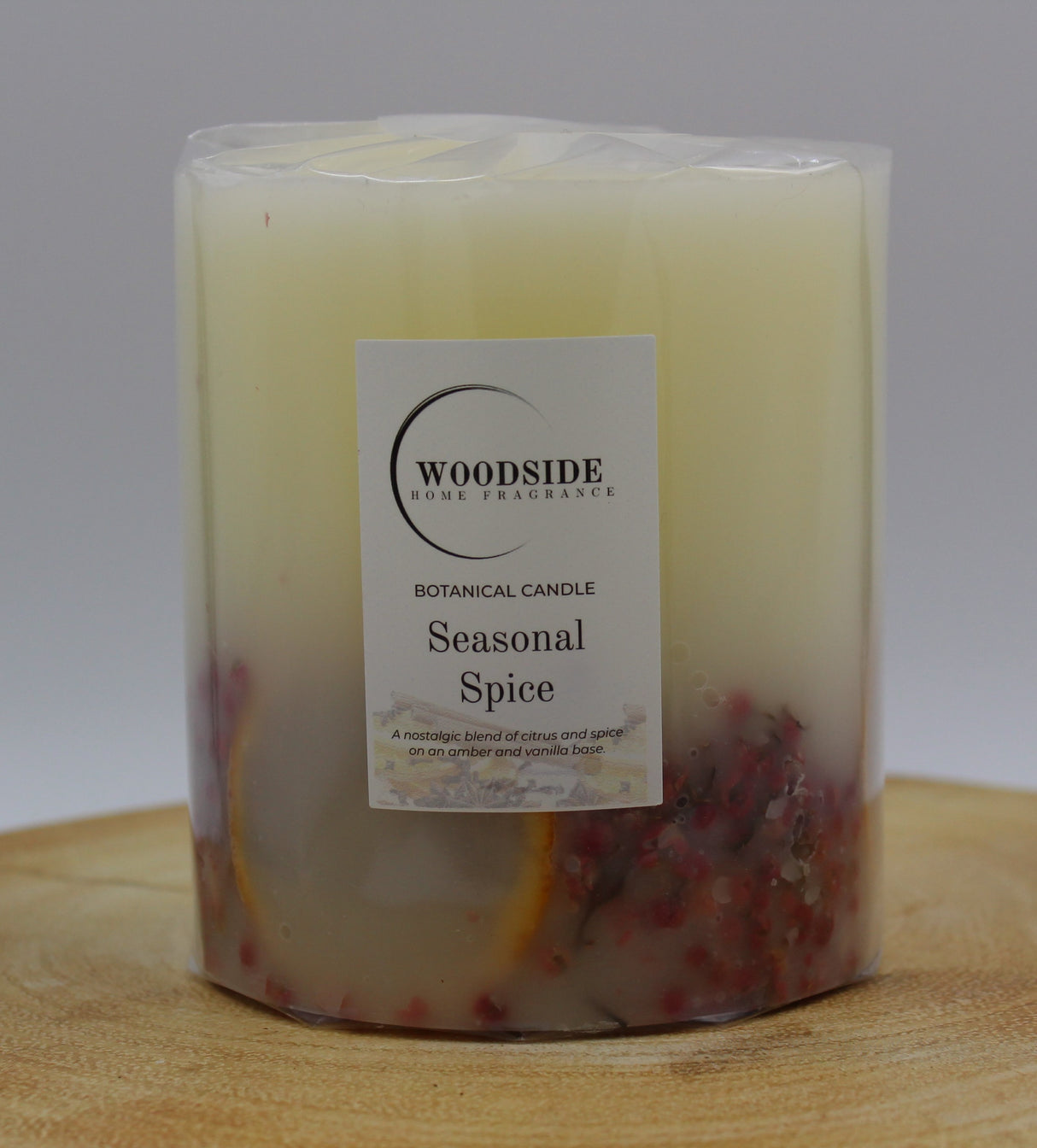 Woodside Home Fragrance Medium Botanical Candle seasonal spice