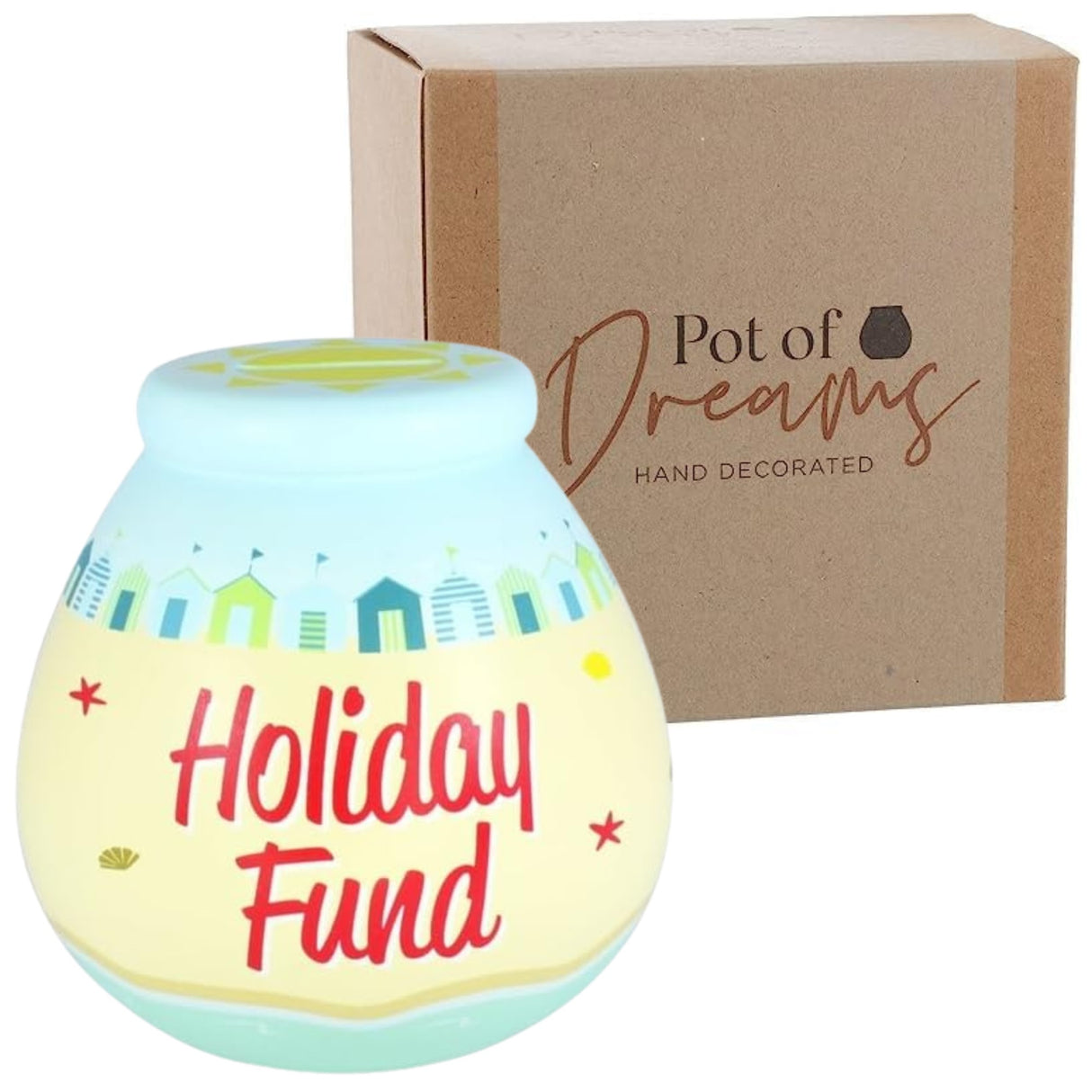 Pot of Dreams Money Box Savings Jar - Holiday Fund