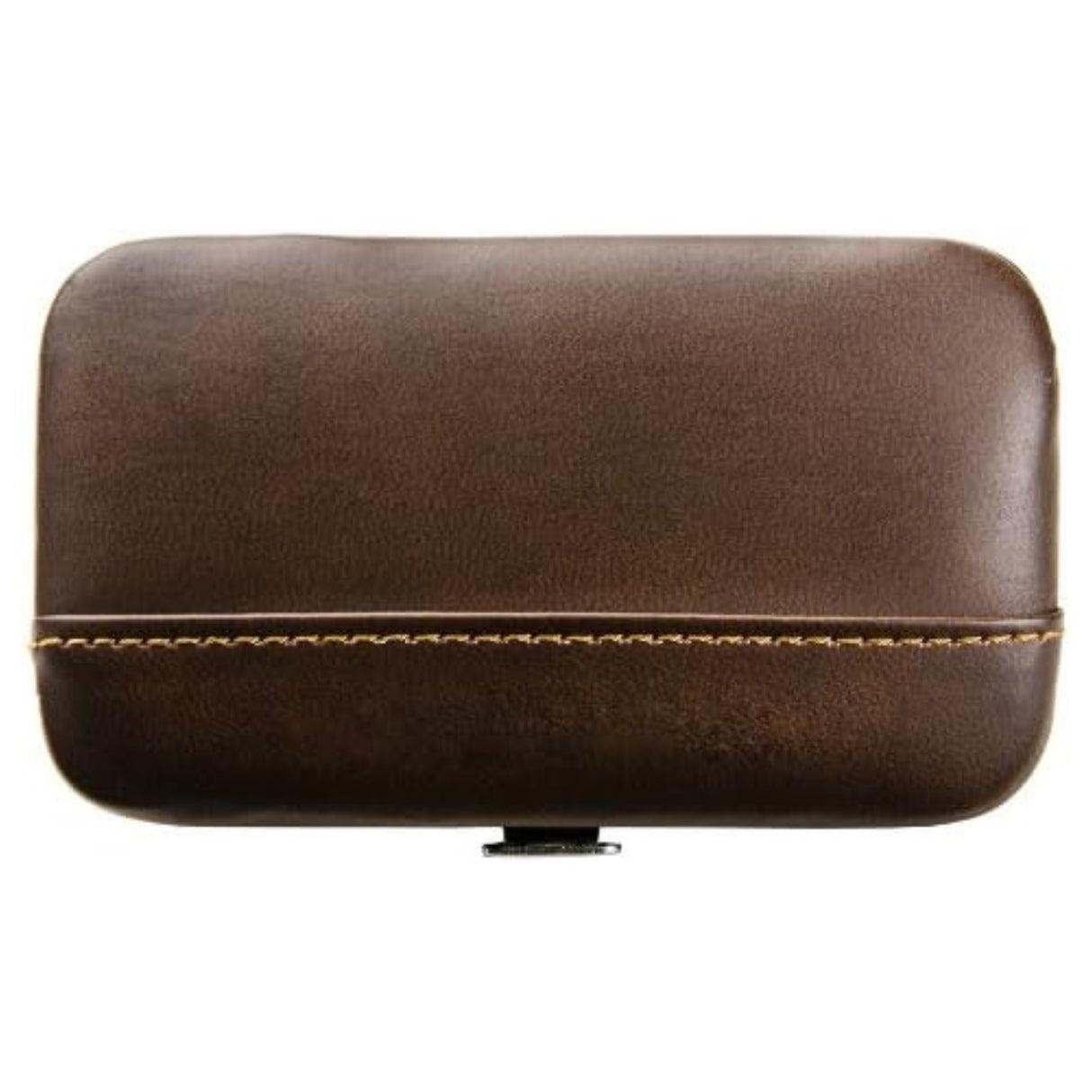 Brown Leatherette 6 Piece Manicure Set