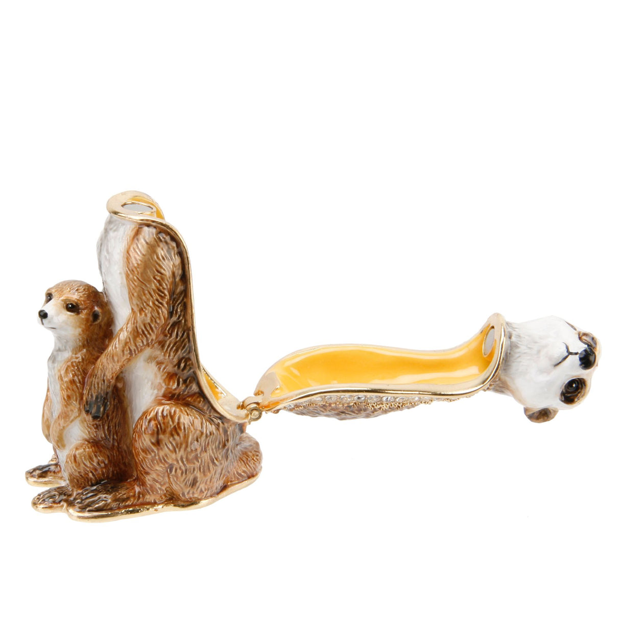 Treasured Trinkets - Meerkat with Baby
