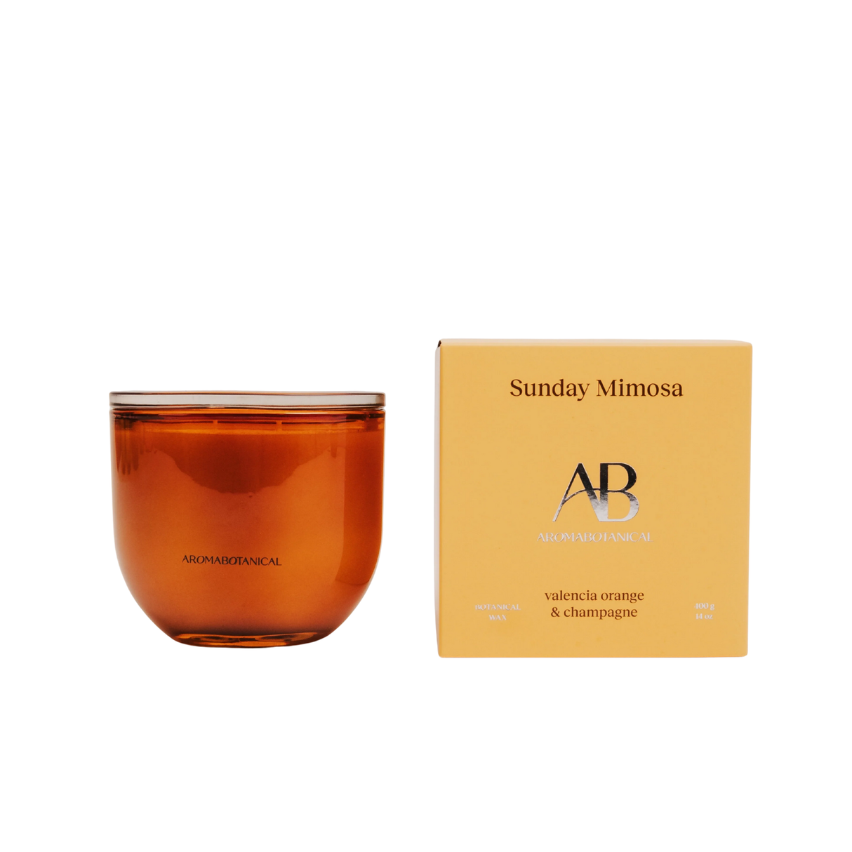 aromabotanical 400g candle - sunday mimosa