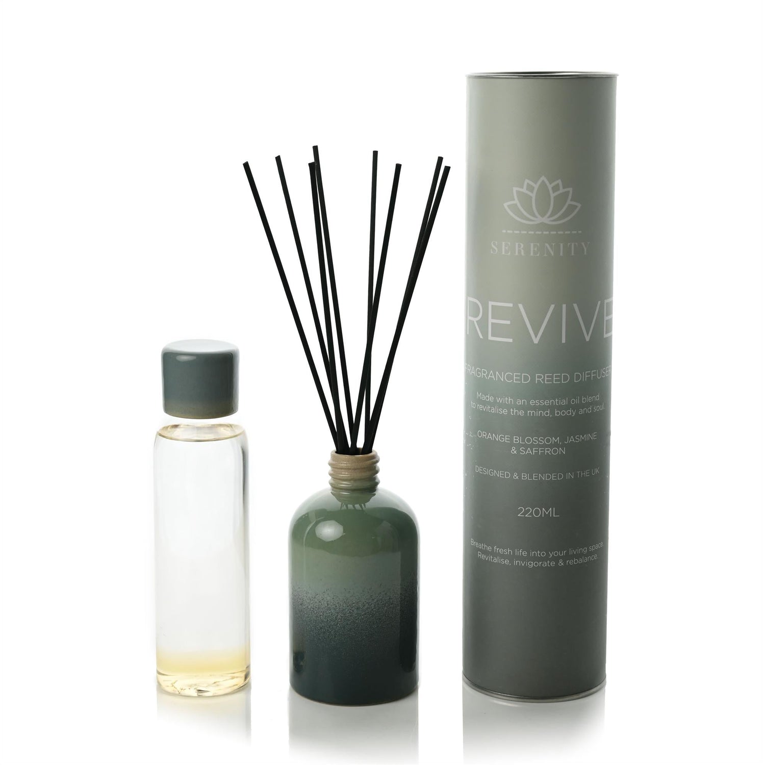 Sophia Serenity Well Being Ceramic Reed Diffuser Collection 220ml - Various Fragrances