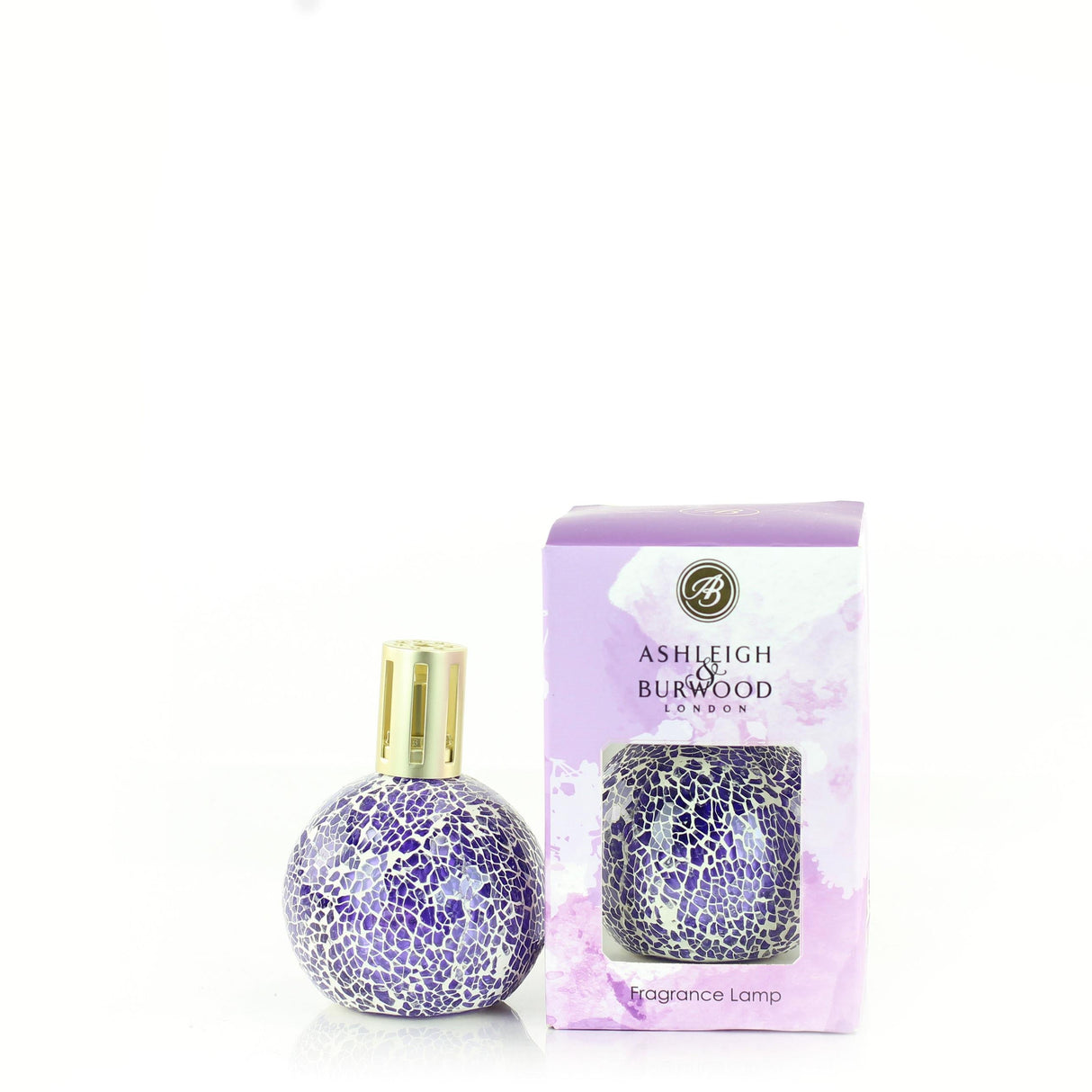 Ashleigh & Burwood Life in Bloom Premium Mosaic Fragrance Lamp - Purple
